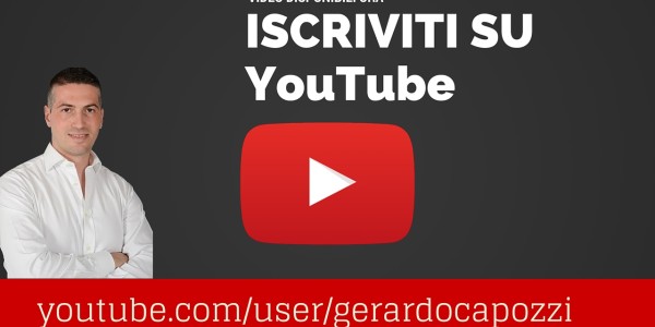 Canale Youtube Gerardo Capozzi